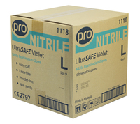 case of pro nitrile gloves (10 boxes)LARGE